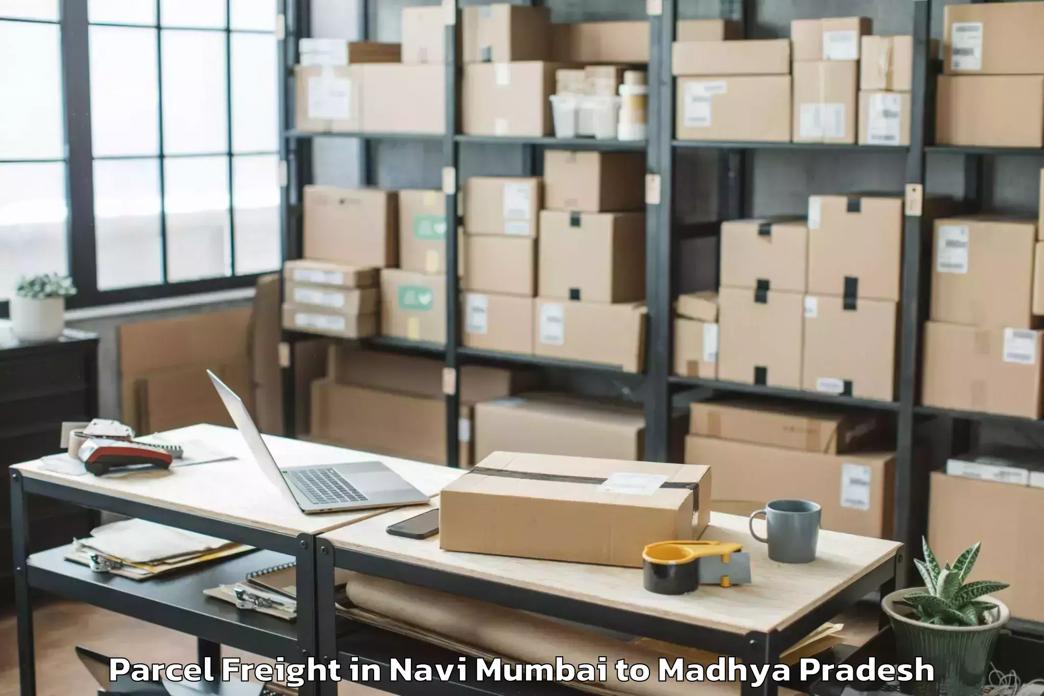 Affordable Navi Mumbai to Dhamnod Parcel Freight